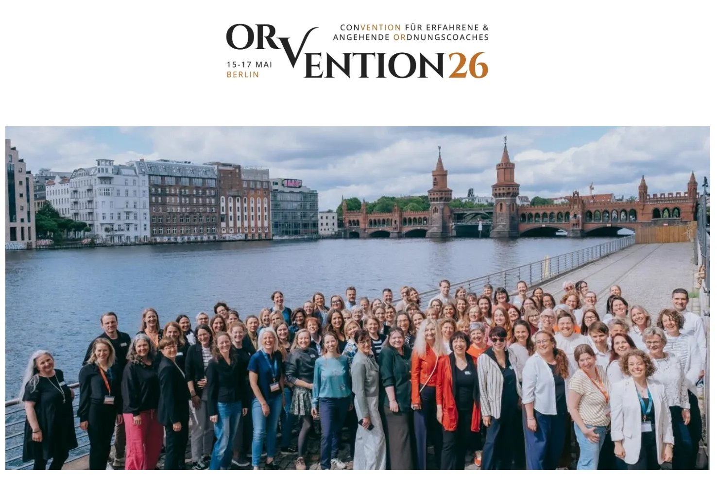Gruppenfoto der Orvention in Berlin